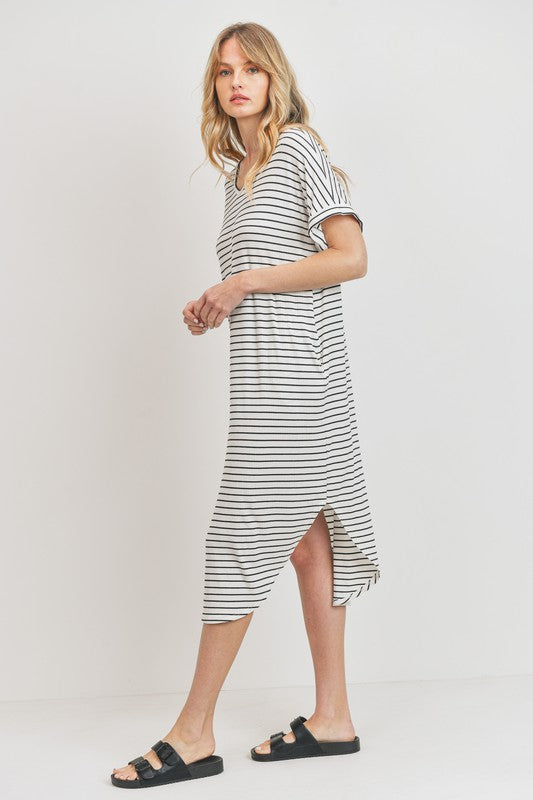 Striped Maxi Dress