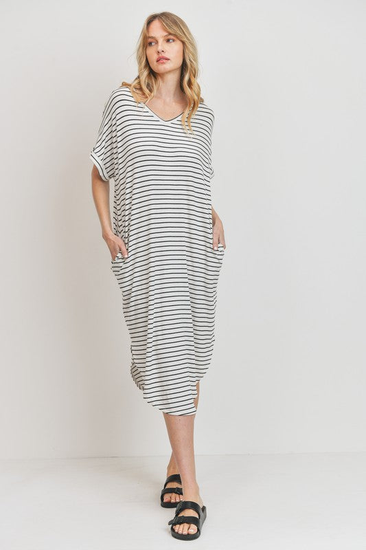 Striped Maxi Dress