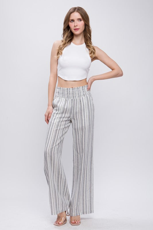 Striped Linen Pant