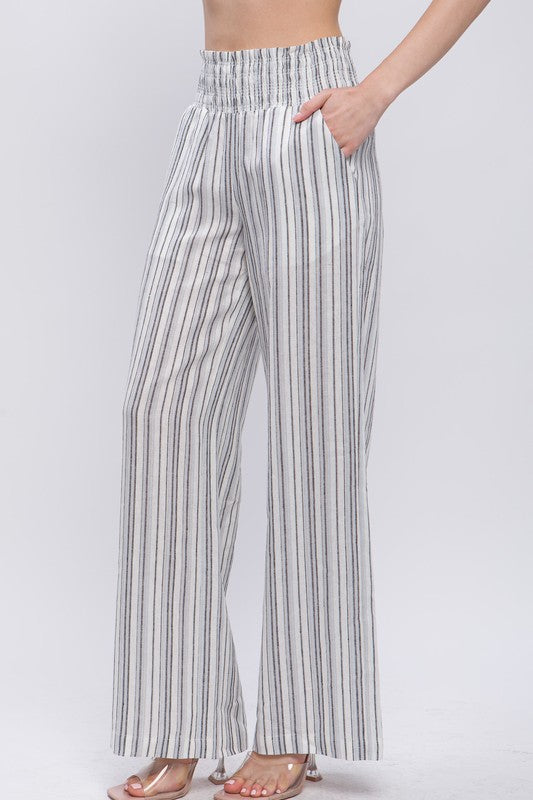 Striped Linen Pant