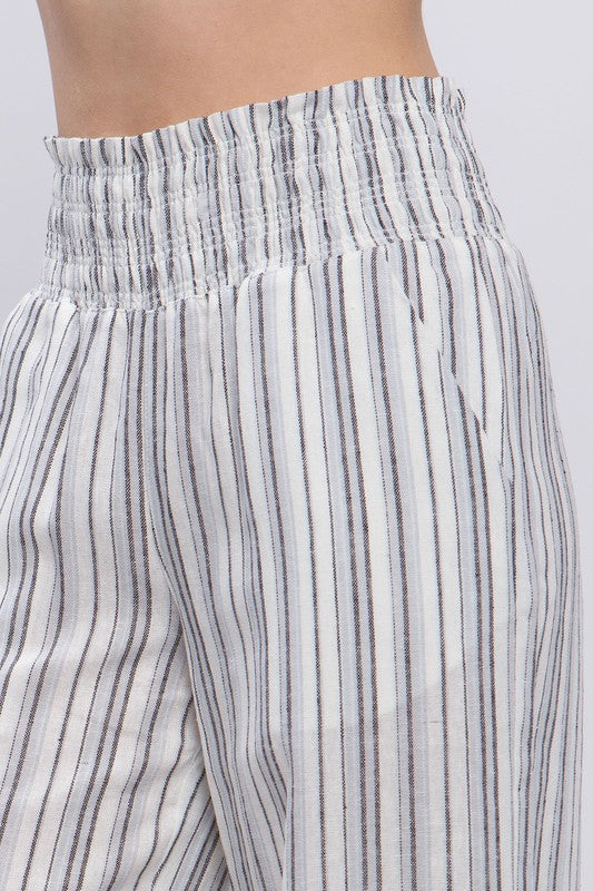 Striped Linen Pant