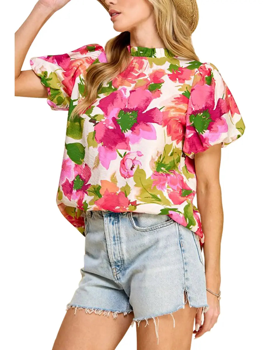 Floral Print Top