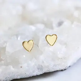 Mini Heart Stud Earrings